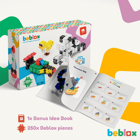 Beblox Building Toys For Kids 250-piece Set